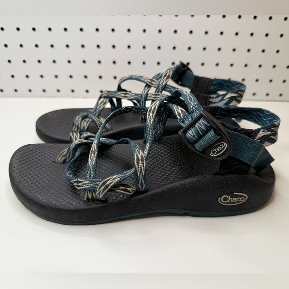 Chaco ZX2 Classic Angular Teal Sandals Women's Size 8 Outdoor Hiking Camping H2O - Picture 2 of 15